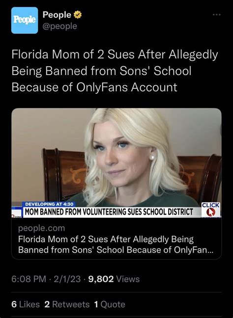 victoria snooks|Fla. mom sues school district for ban due to OnlyFans page